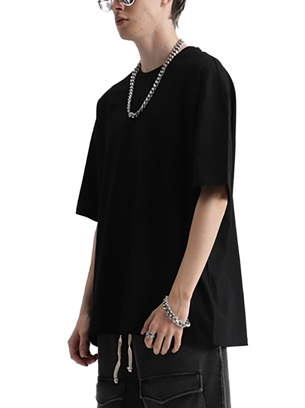 Streetwear Unisex 100% Cotton Basic Tee - Print On Demand | HugePOD-6